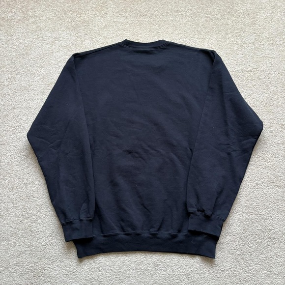 Billie Eilish Sweatshirt Mens Medium Black Crewneck Portrait Graphic Pullover - Picture 3 of 7